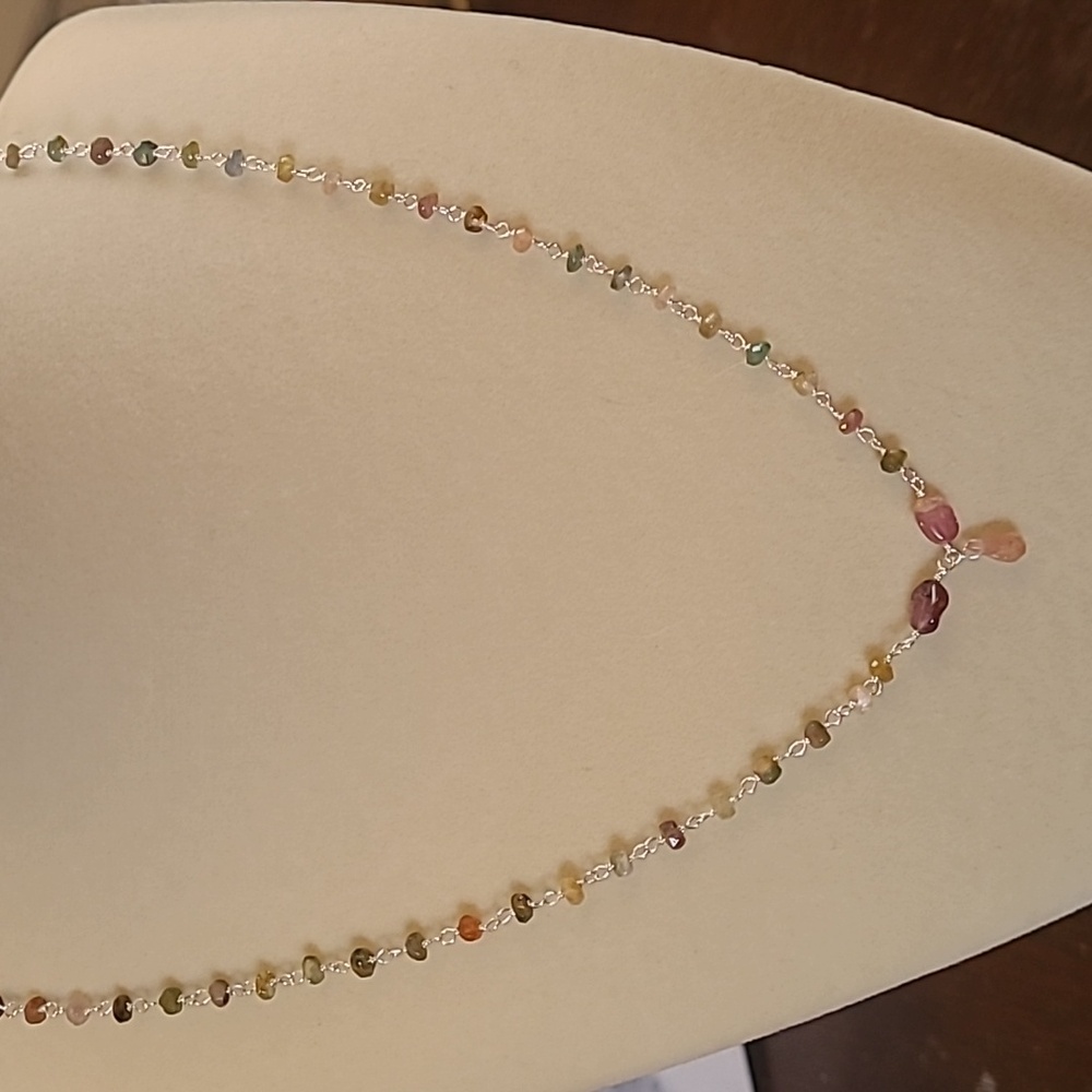 NEW Tourmaline Beaded Necklace